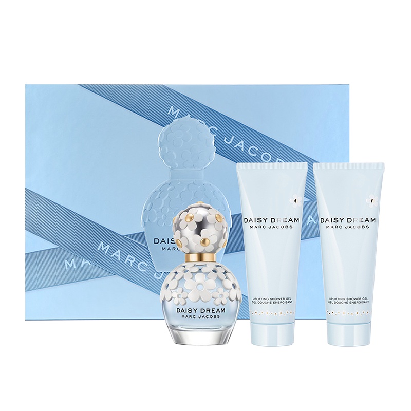 MARC JACOBS 莫杰雏菊梦境女士淡香水假日礼盒Ⅰ (淡香水50ml+香氛护体乳75ml+香氛沐浴啫喱75ml)