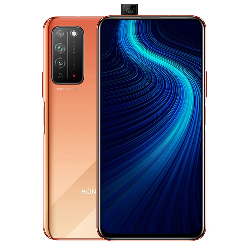 荣耀X10 双模九频5G 90Hz全速屏 4000万RYYB高感光摄影 6GB+64GB 燃力橙 全网通5G智能手机