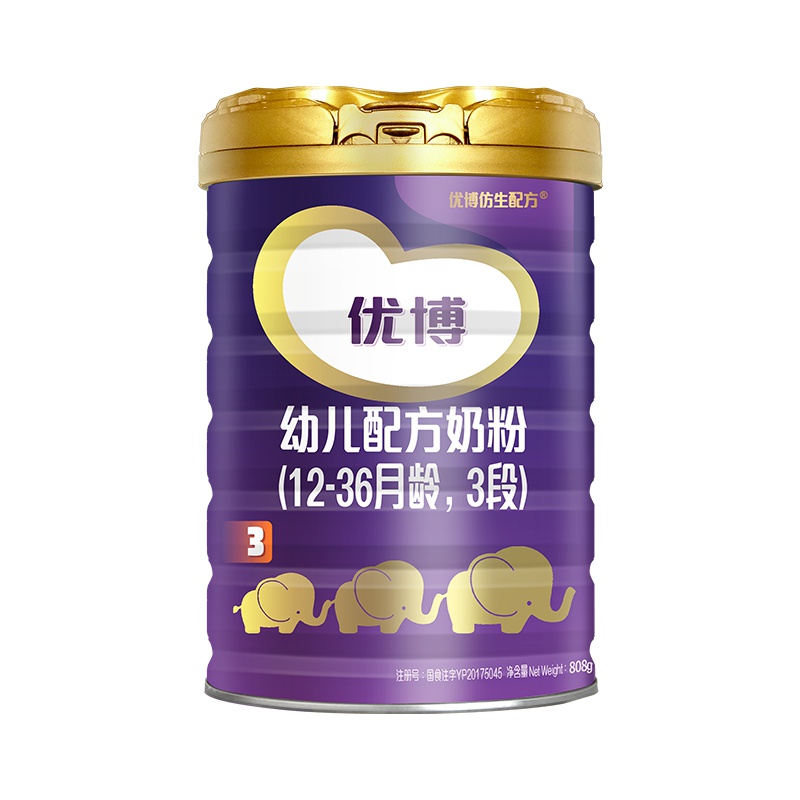 圣元 优博3段幼儿配方奶粉808g