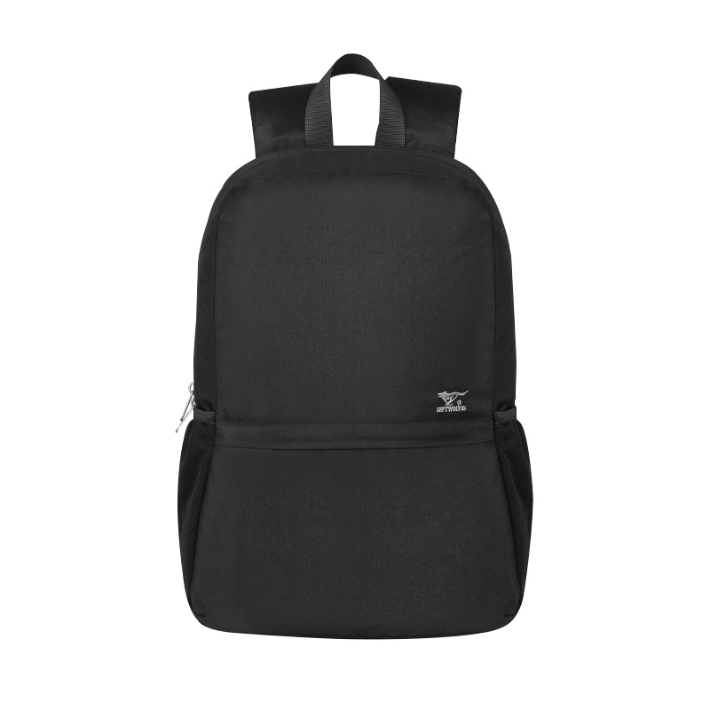 七匹狼(SEPTWOLVES)双肩包背包男女大容量运动包学生书包旅行电脑包牛津布背包 休闲通勤 黑色