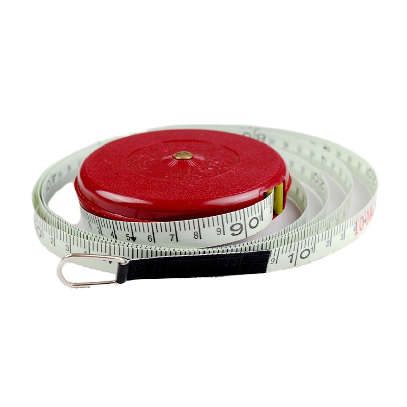 测量卷尺纤维皮卷尺软皮尺土地测量50米 BH