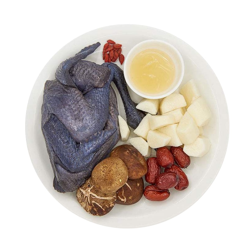 五个农民 金奖散养五黑鸡 1100g每只 无抗 乌鸡 散养400天