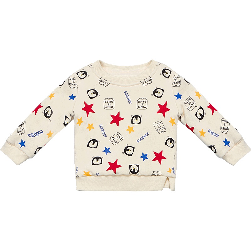 婴姿坊童装男童卫衣宝宝长袖T恤儿童上衣