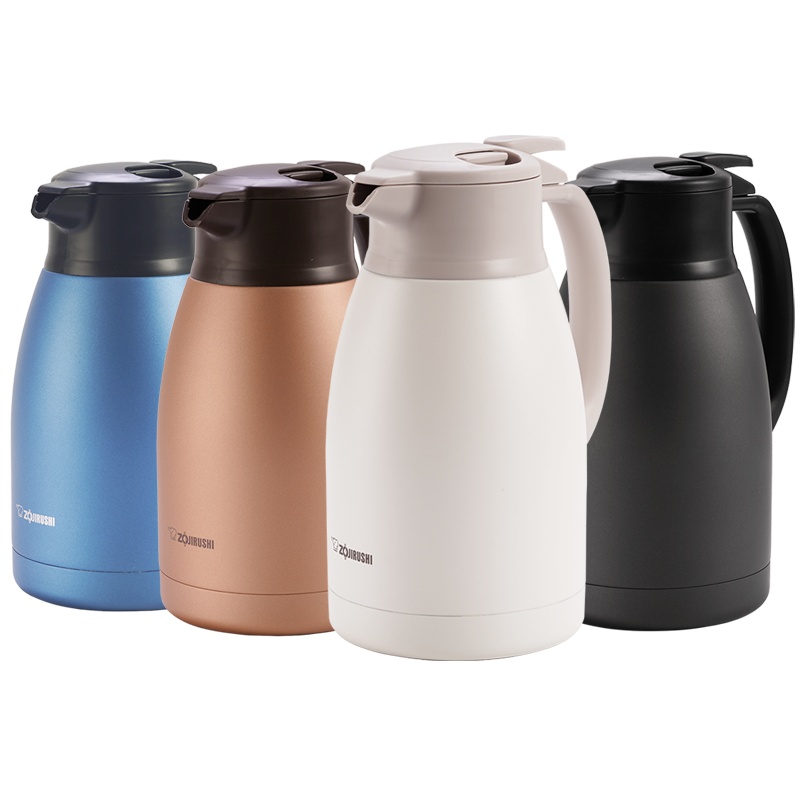 象印(ZO JIRUSHI) 不锈钢真空保温壶SH-HS15C大容量家用保温瓶热水瓶暖壶咖啡壶办公水壶 1.5L