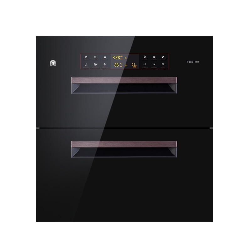 容声(RONGSHENG)RX03D嵌入式消毒柜120L大容量二星级臭氧紫外线高温杀菌不锈钢层架碗筷柜