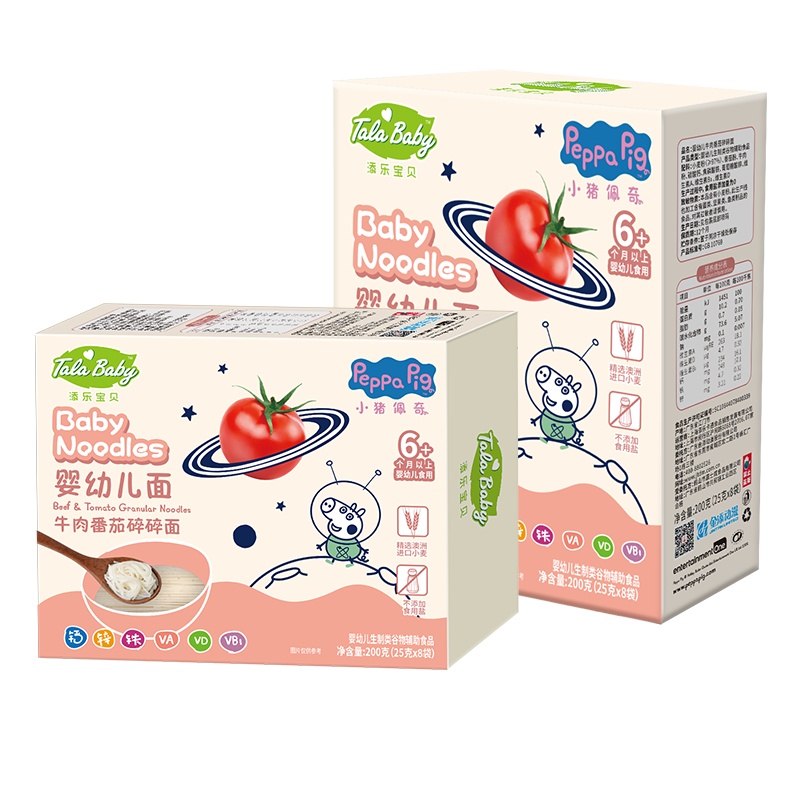 TalaBaby婴幼儿牛肉番茄碎碎面200g