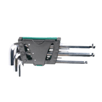 世达(SATA) 09105 9件加长球头内六角扳手组套