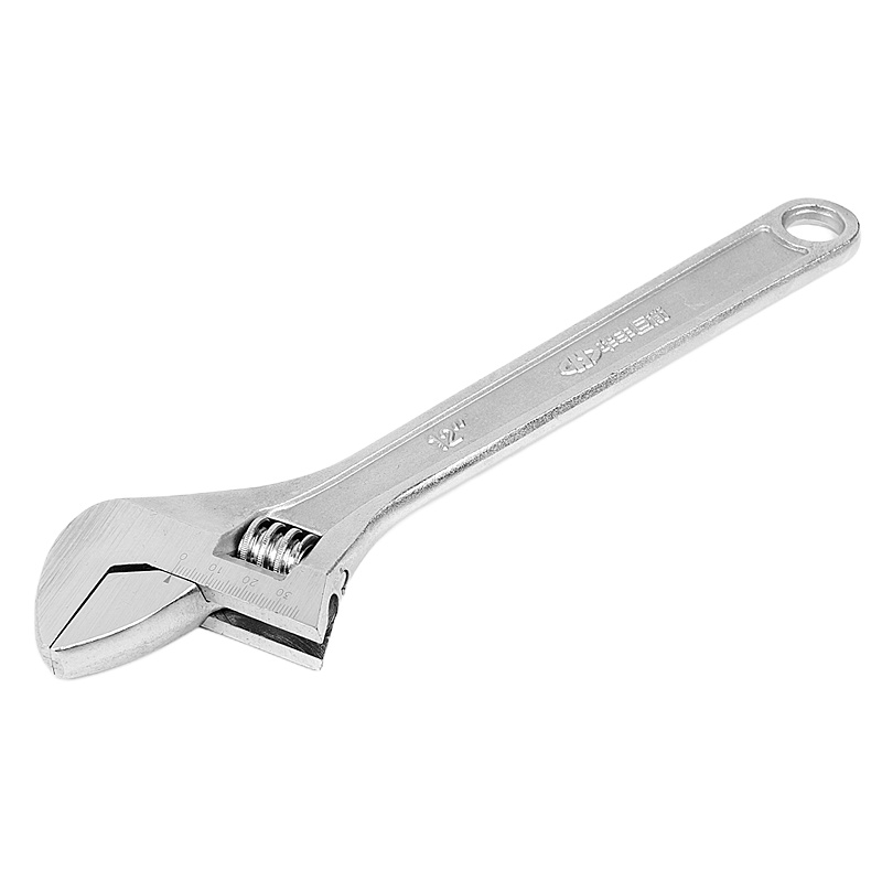汇金机电扳手华丰巨箭6-12寸半抛光活动扳手活口板子开口扳手维修五金工具扳手