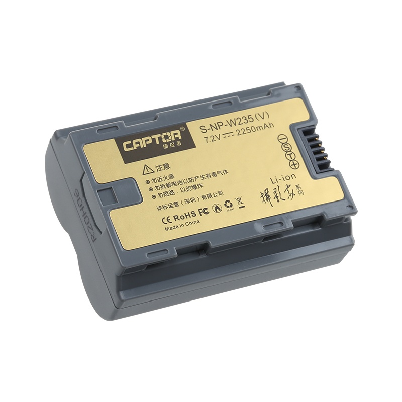 沣标捕捉者摄影家S-NP-W235电池适用 GFX100S富士X-T4 XT4 GFX100S微单相机电池