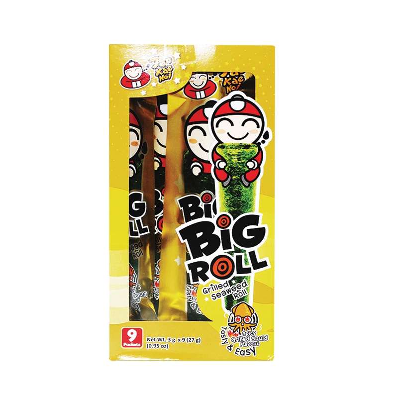 老板仔墨鱼味香脆海苔27g 泰国进口 即食海苔 紫菜