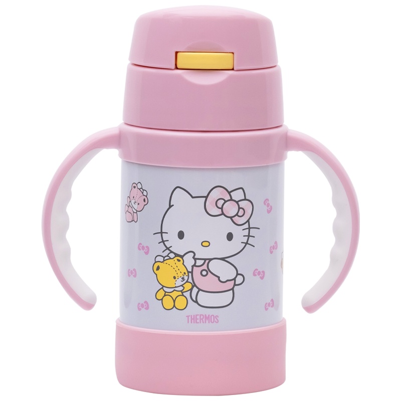 膳魔师（THERMOS） 儿童保温杯FEC-283S宝宝吸管杯带手柄防漏水杯保温杯280ml