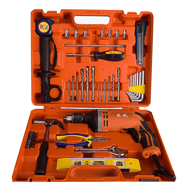 东成冲击电钻DZJ710-16T多功能家用工具套装手电钻冲击钻电动工具. DZJ710-16(纸盒裸机无赠品)