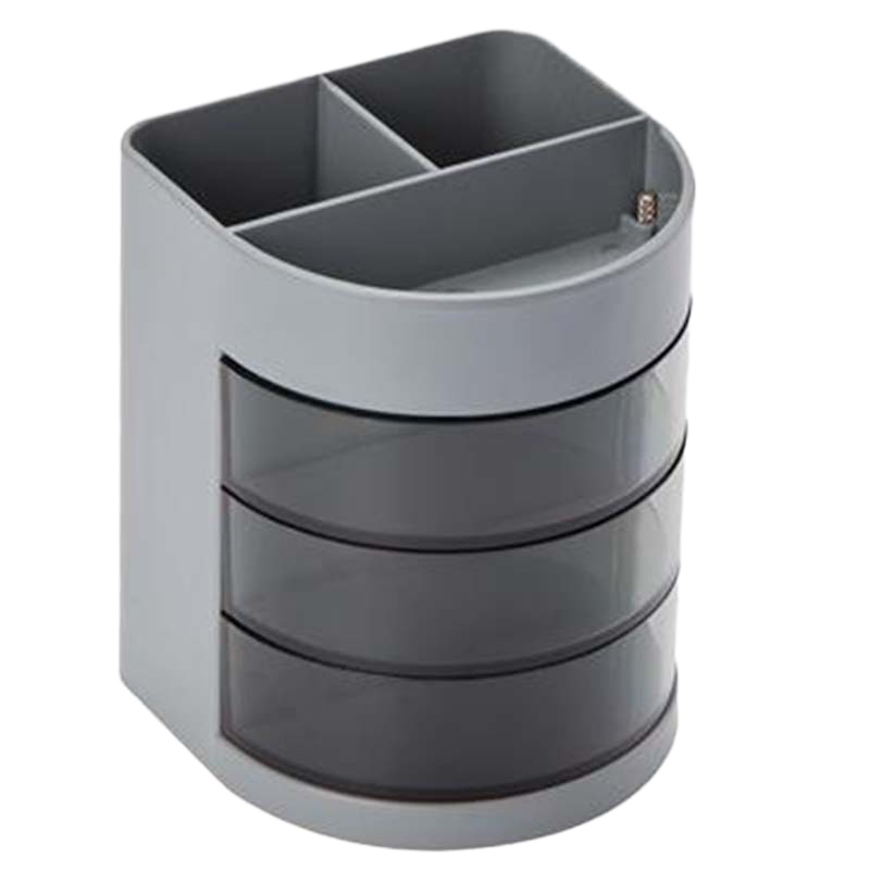 齐心 多功能笔筒 B2106 混色 一个装