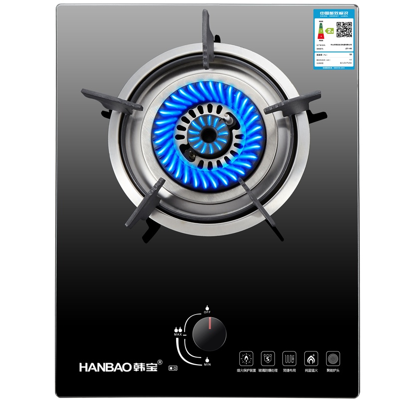 韩宝(HANBAO)台嵌两用两用燃气灶天然气 煤气灶液化气 灶具单灶 DSBD06