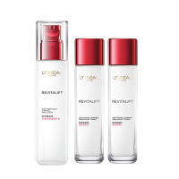 欧莱雅复颜抗皱紧致套装（乳液110ml柔肤水65ml*2）化妆品妈妈护肤品套装女士补水正品