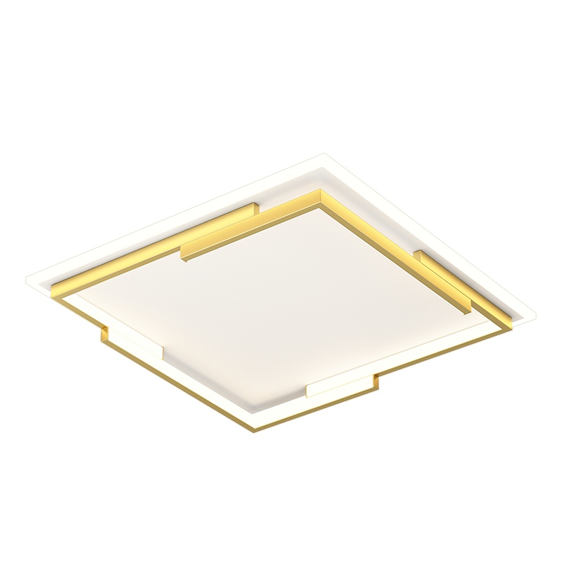 七只蚂蚁 照明方形卧室灯北欧ins简约现代吸顶灯led超亮节能卧房灯具精致意式轻奢灯方形LED超薄客厅灯JH-X2143