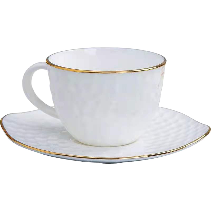 金边骨瓷欧式轻奢陶瓷咖啡杯(单位:30个)