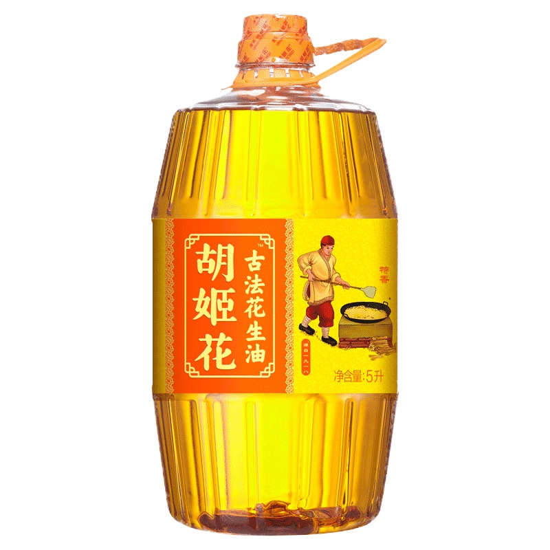 金龙鱼 胡姬花古法花生油 5L