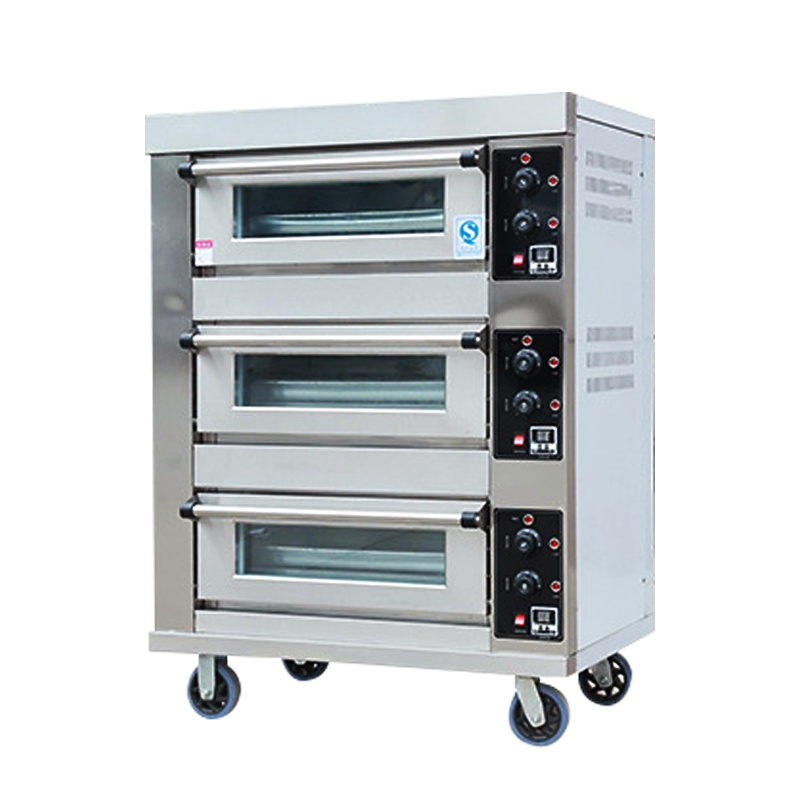 埃利斯(AILISI)商用大容量厨房商用高温烤箱 披萨蛋糕面包西餐后厨 大型月饼烘炉 电烤箱两层两盘旋钮款