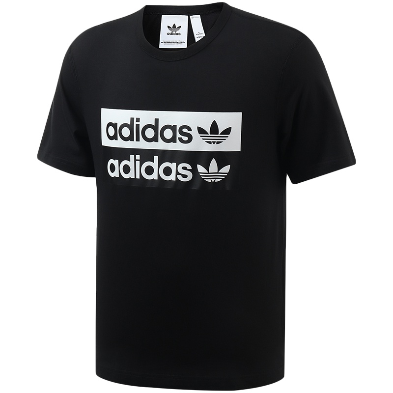 adidas阿迪达斯三叶草男装圆领时尚简约短袖T恤EJ7266