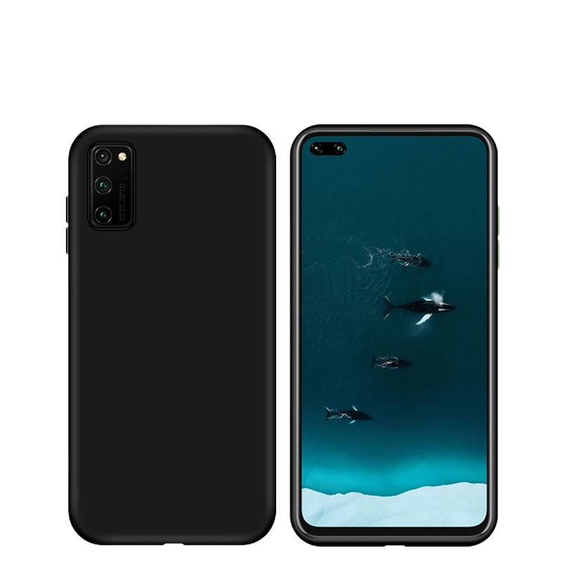 华为荣耀V30Pro手机壳V30液态硅胶Por软胶honor磨砂软套5g版Pro个性创意网红潮牌时尚简约可爱男女款保护套