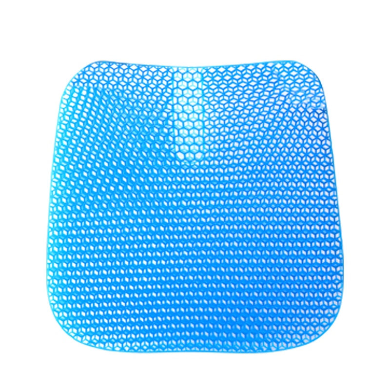 康车宝 凝胶坐垫沙发垫汽车冰垫办公室美臀凉垫夏季鸡蛋坐垫透气坐椅子垫 蜂窝坐垫-蓝色