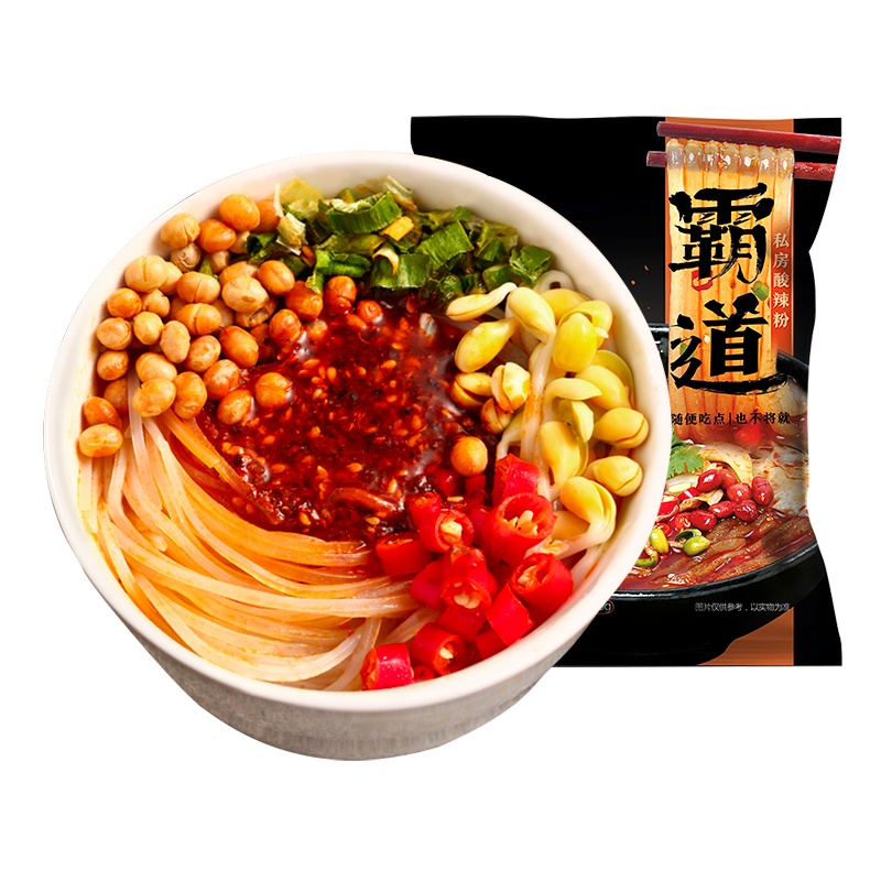 推荐_[三只松鼠_酸辣粉130g*5盒]方便速食正宗四川小吃桶装