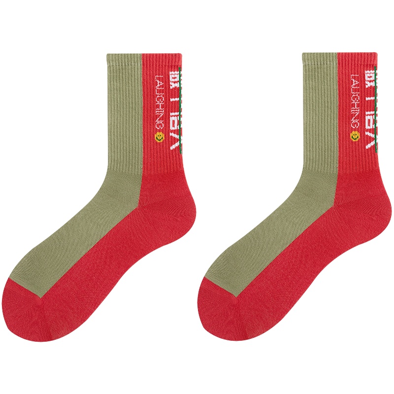 蓓乐妃长袜子女中筒棉祙春夏季潮ins韩版高腰个性老爹桶网红超火夏天袜