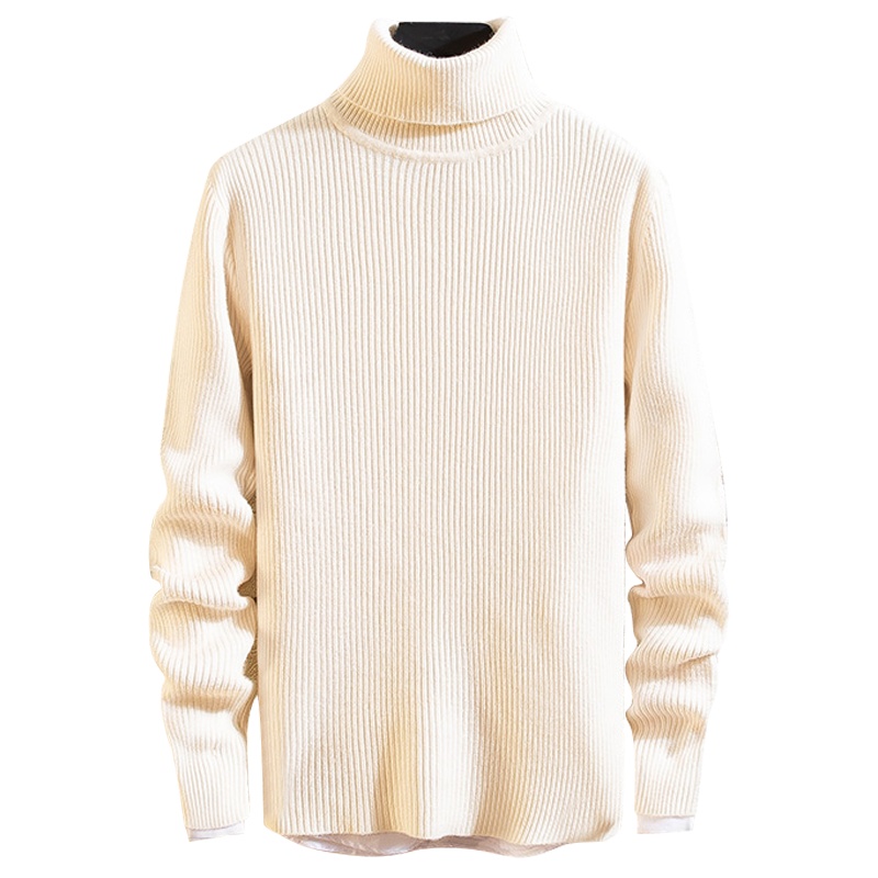 FORTEI富铤 高领秋冬新款针织衫上衣毛衣男青年休闲修身韩版潮流打底衫