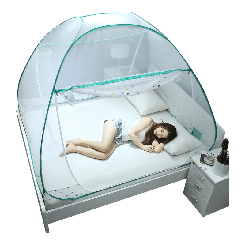 凯诗风尚 (CHARSON)蚊帐 苏宁自营 新款夏天公主风支架家用蒙古包学生宿舍单人双人床免安装防蚊1.5m1.8m床