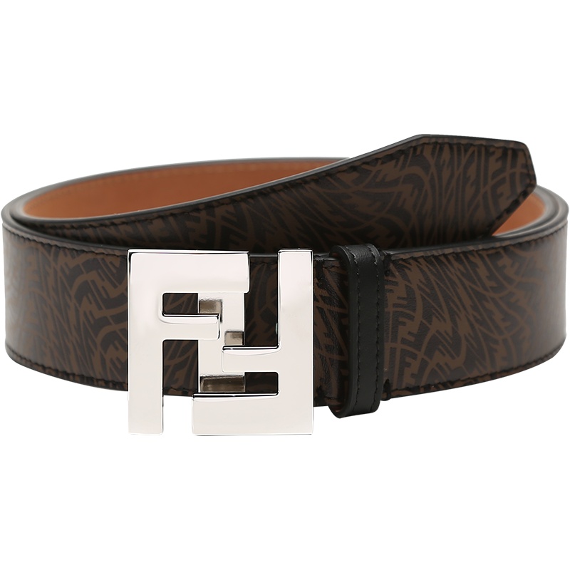 FENDI 男士牛皮板扣式皮带腰带7C0403 AFSX
