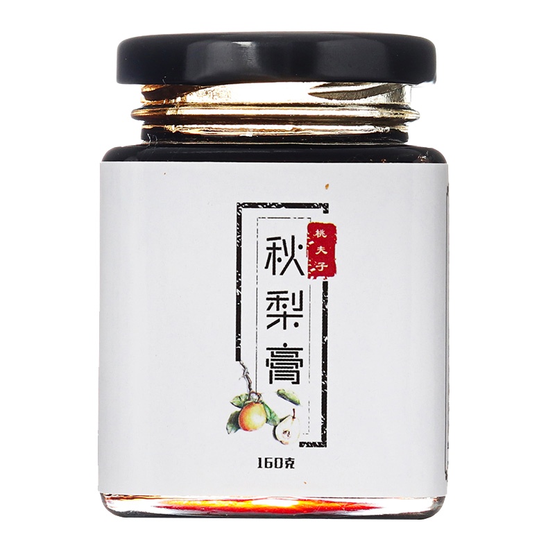 桃夫子 安徽砀山秋梨膏160g*2瓶 实惠装(不带木勺)