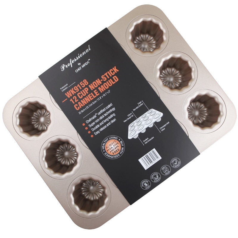 可露丽蛋糕模具 12连