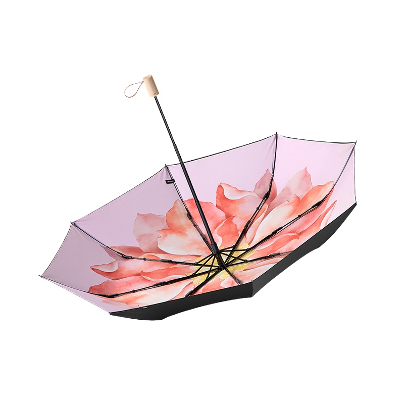 蕉下双重防晒小黑伞防紫外线遮阳伞UPF50+焦下太阳伞女