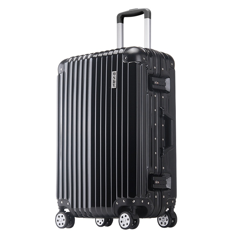 OSDY新品商务铝框箱万向轮24寸拉杆箱