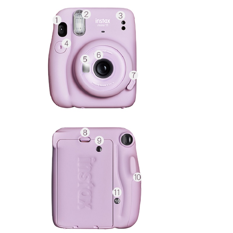 Fujifilm富士 立拍立得一次成像相机mini9 紫色（台）