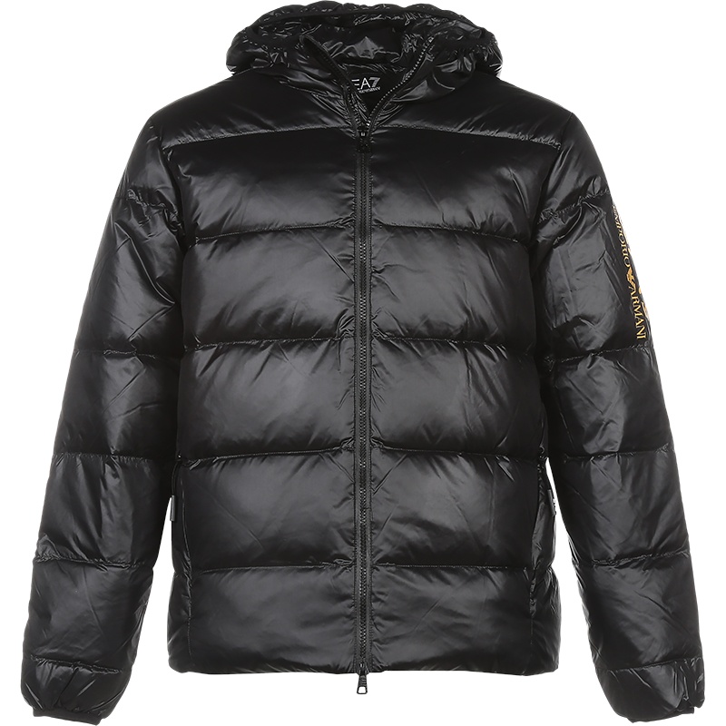 EMPORIO ARMANI EA7 阿玛尼 男士 锦纶连帽鹅绒羽绒服 6HPB53 PNR4Z