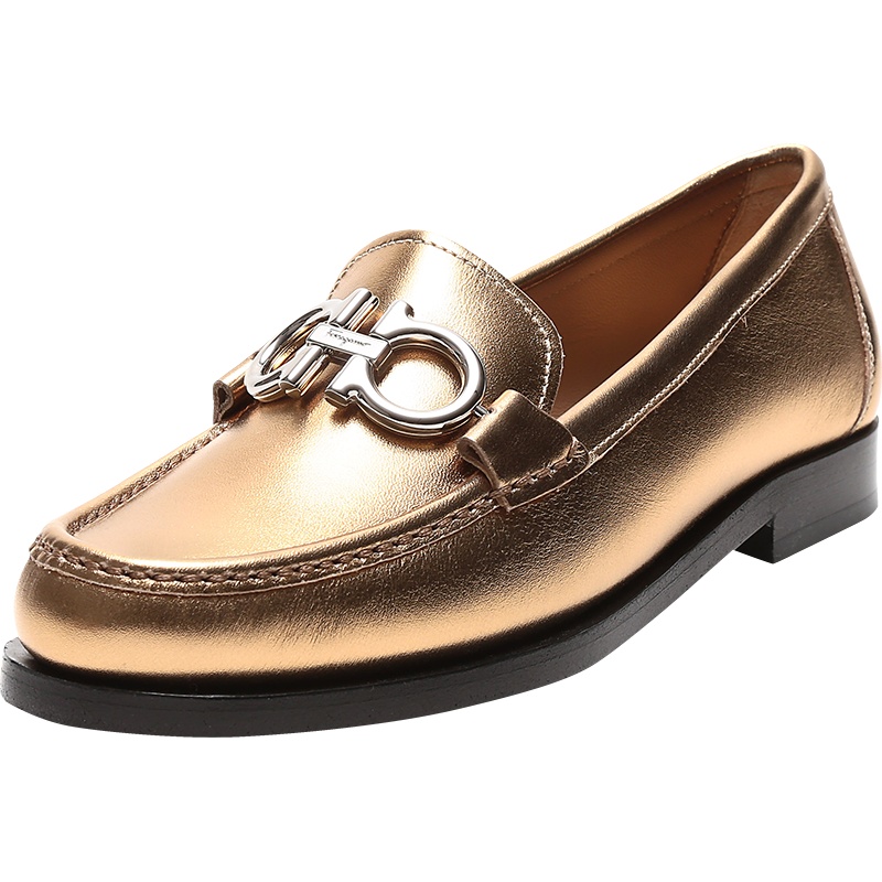 Salvatore Ferragamo 菲拉格慕 女士皮革休闲鞋 0693738