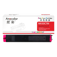 欣彩MX-30CT粉盒AF-MX30CTM红色9.5K适用夏普MX-C2621R C3121R C3081R