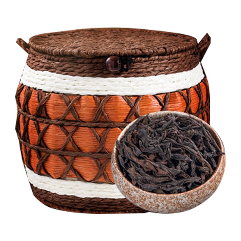 源御露(Yuan Yu Lu)武夷大红袍茶叶礼盒装 口粮茶武夷岩茶浓香型 炭焙茶棕篮子200g