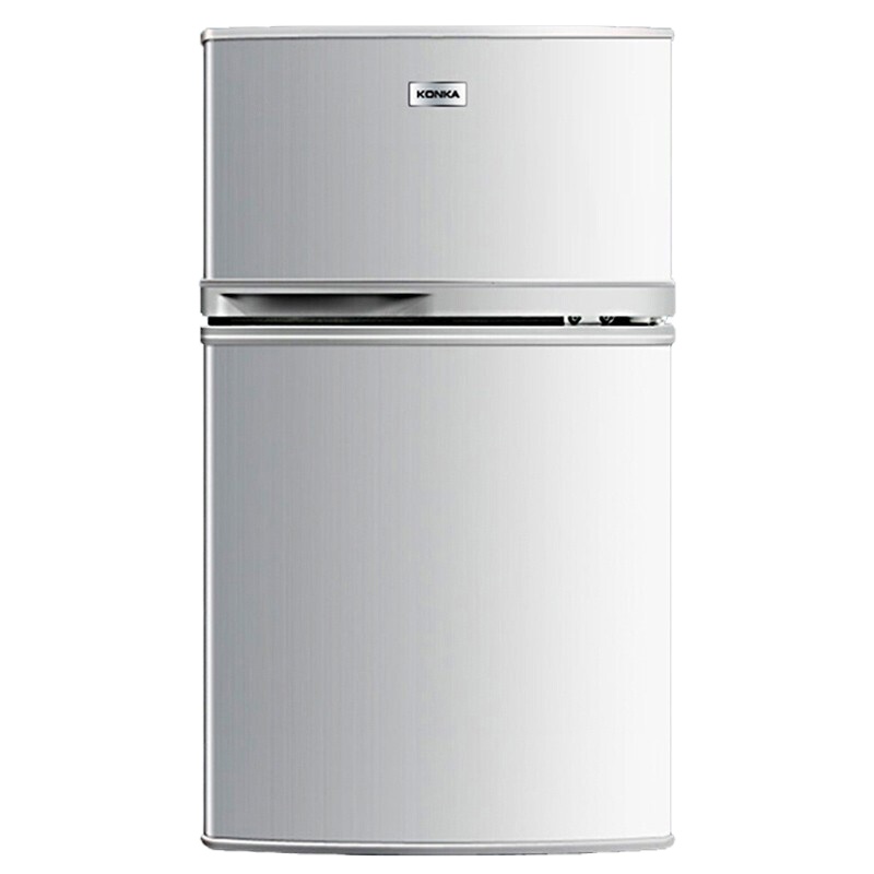 康佳(KONKA) 100/102升小冰箱家用小型双门冷冻冷藏节能双开门 BCD-102S