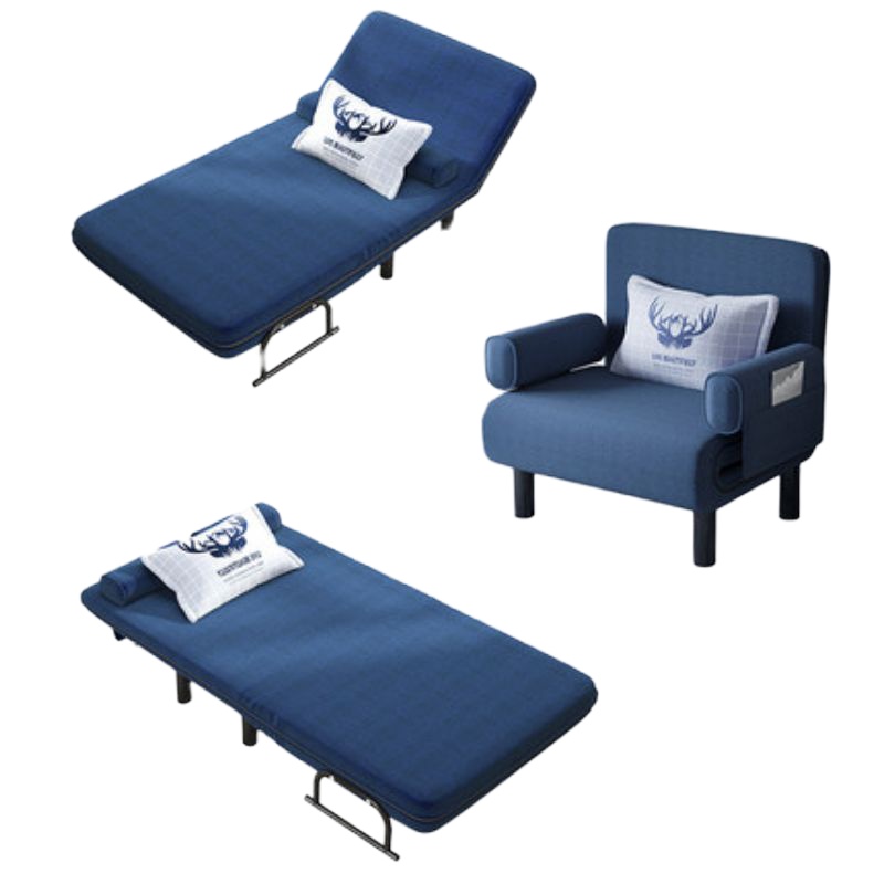 SY34 申亚 单人折叠床 68cm 藏青色