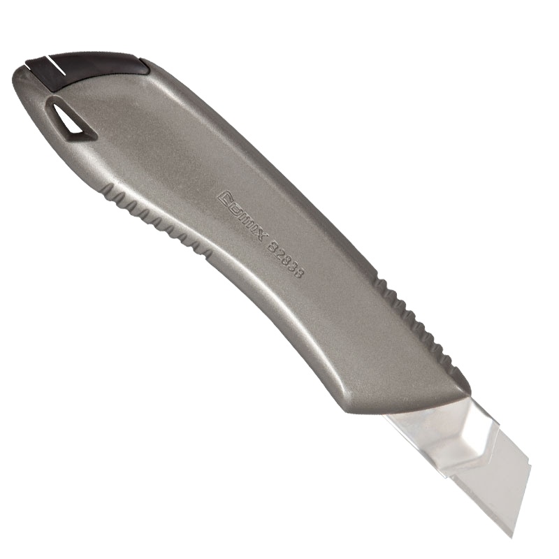 齐心 B2838 锌合金美工刀 18mm 银灰 (单位:把)
