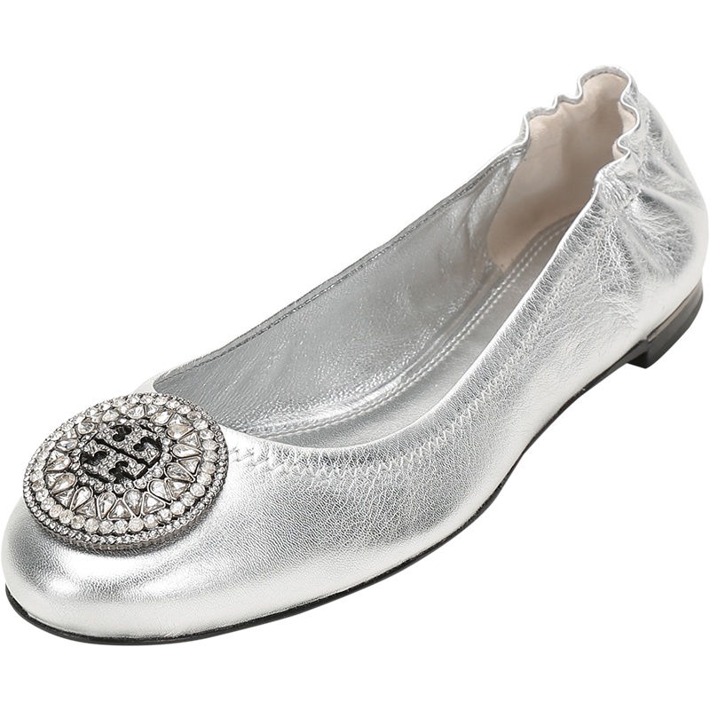 TORY BURCH 托里·伯奇 奢侈品 TB女鞋 皮革 芭蕾舞鞋平底鞋船鞋 79198