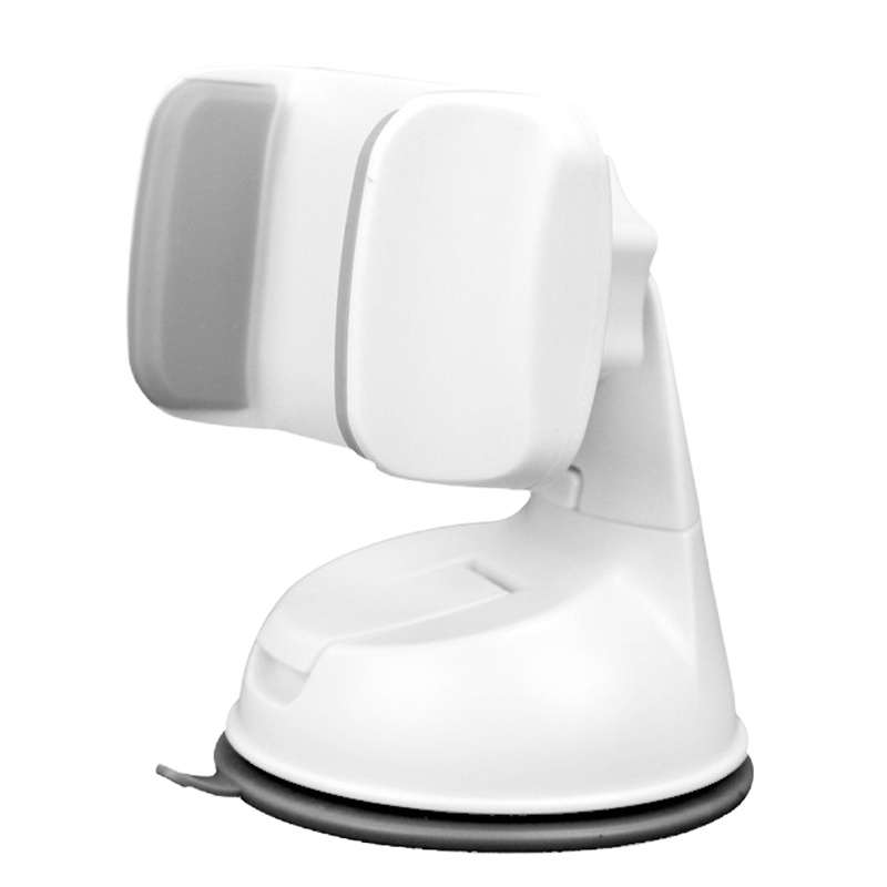 火豹车载手机支架粘贴式手机支撑架出风口夹子多功能汽车导航车用 白+灰色手机支架手机座