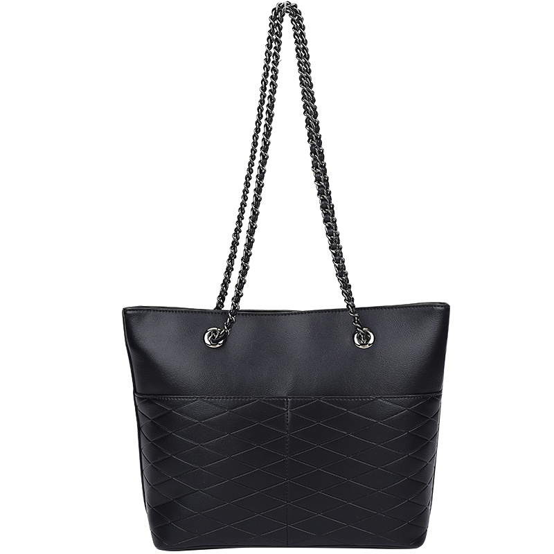 dubaolu/都宝路新款时尚菱格水桶包链条单肩包大容量女包