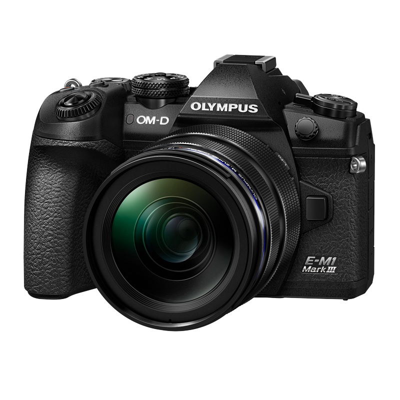 奥林巴斯(OLYMPUS)E-M1 Mark III(12-40mm PRO)微单电/数码相机 黑色