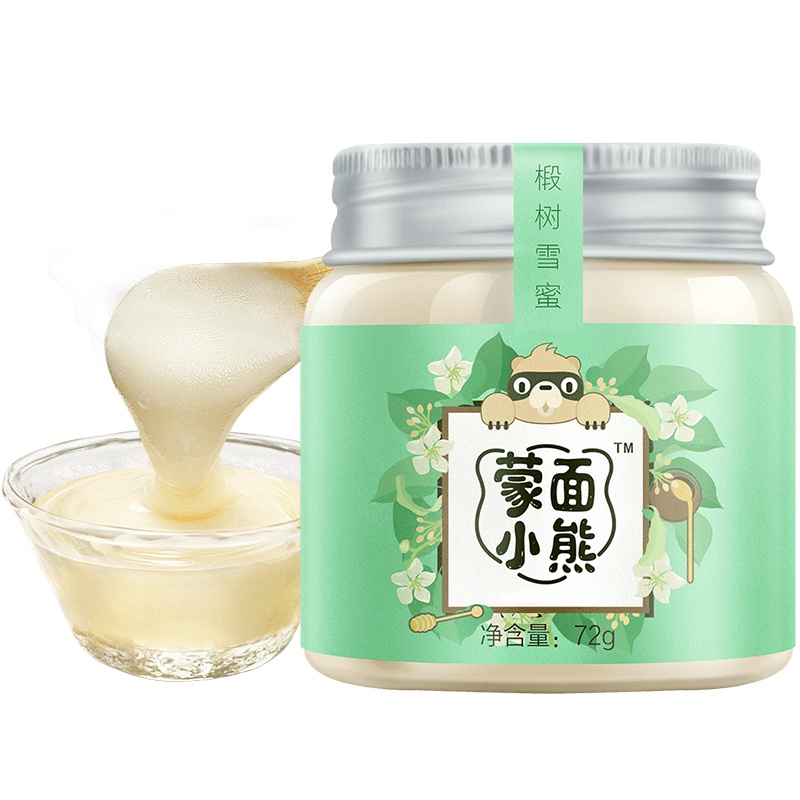 蒙面小熊椴树雪蜜72g小罐蜂蜜
