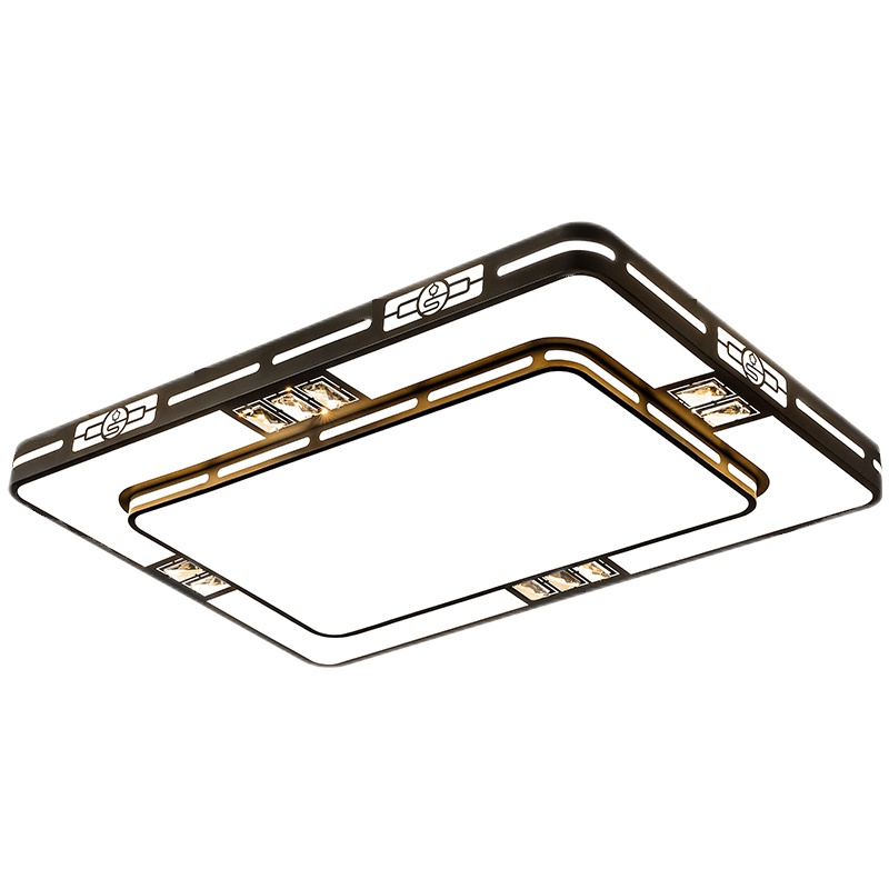 2021新款中式led吸顶灯长方形客厅灯简约现代大气大厅家用吊灯具