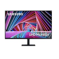 三星(SAMSUNG)显示器 23.8英寸2K高清 IPS硬屏 HDR10 Type-C 90W 笔记本反向充电 电脑显示屏S24A600UCC